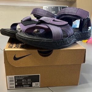 Nike Dark Purple Sandals ACG Air Deschutz